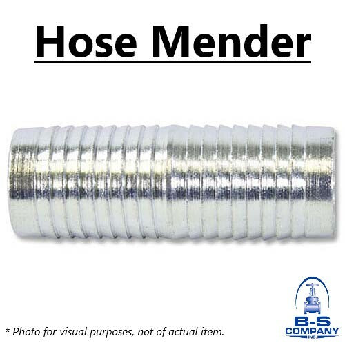 Hose Mender DM46 Zinc Plated 4" Hose Barb x Hose Barb