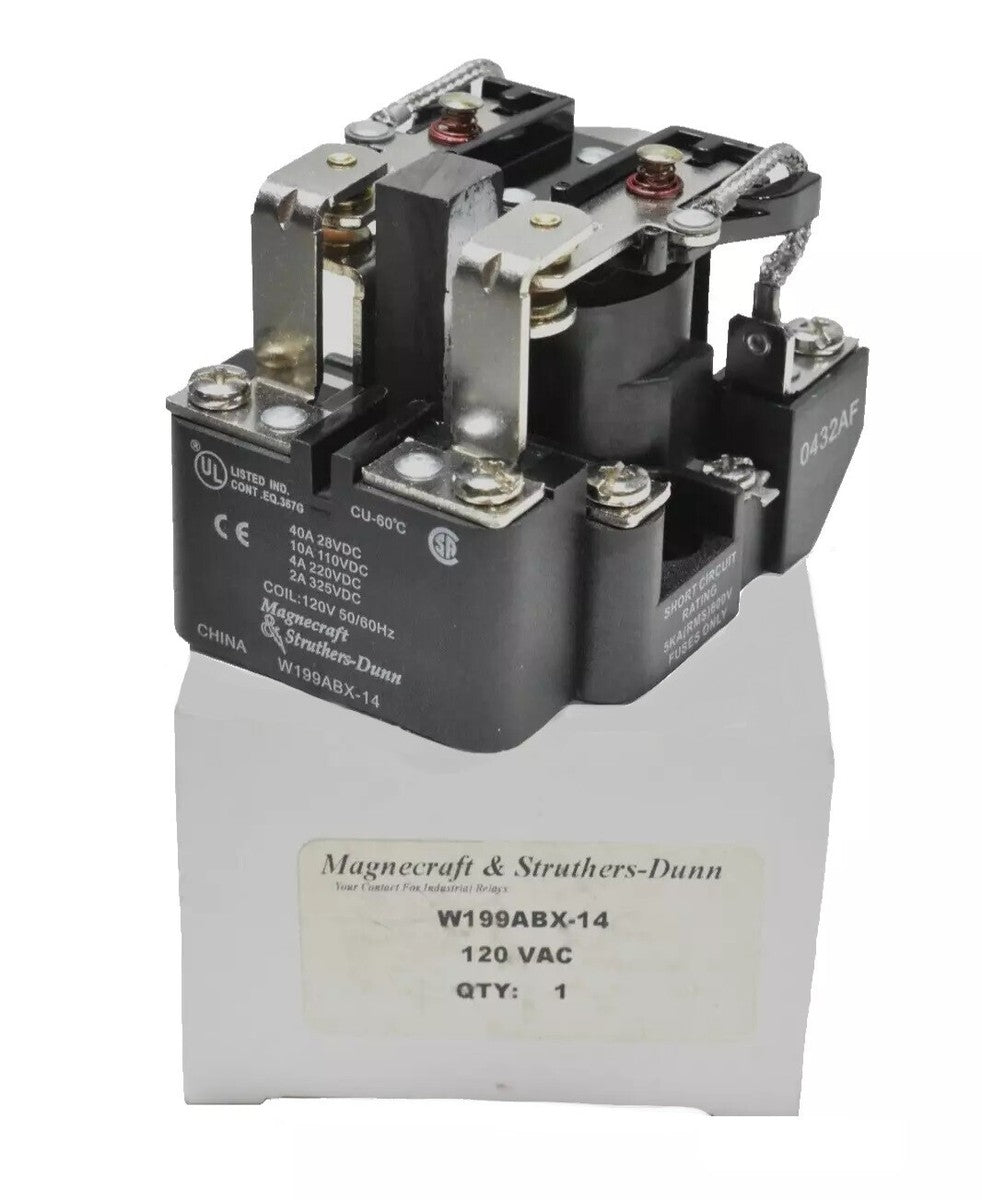 Magnecraft Struther-Dunn W199ABX-14 Power Relay 120V AC Coil New