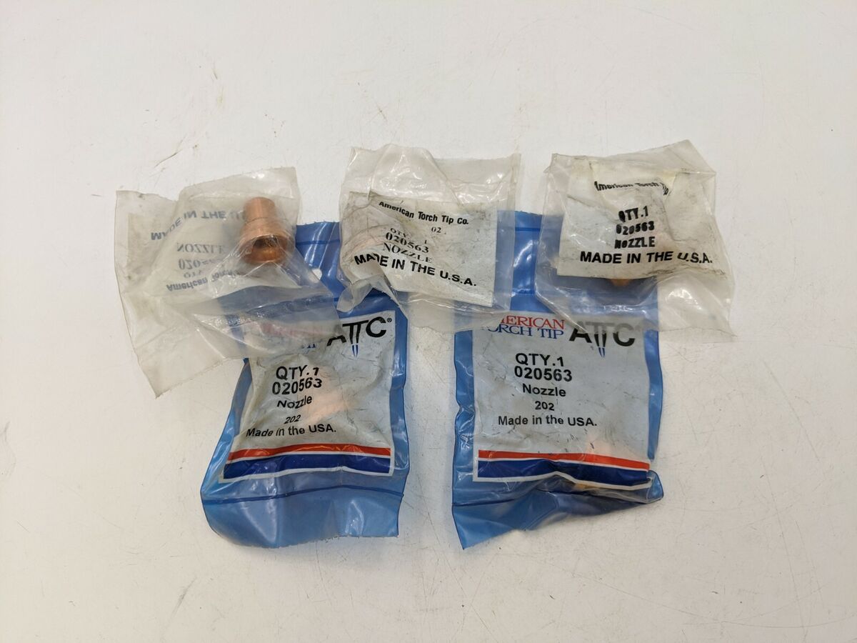 5 Piece Lot  ATTC 020563 Nozzle 70/80 Amp Welding Accessory Equipment NOS