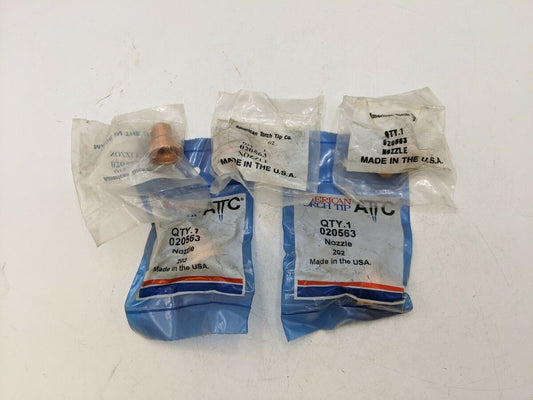 5 Piece Lot  ATTC 020563 Nozzle 70/80 Amp Welding Accessory Equipment NOS