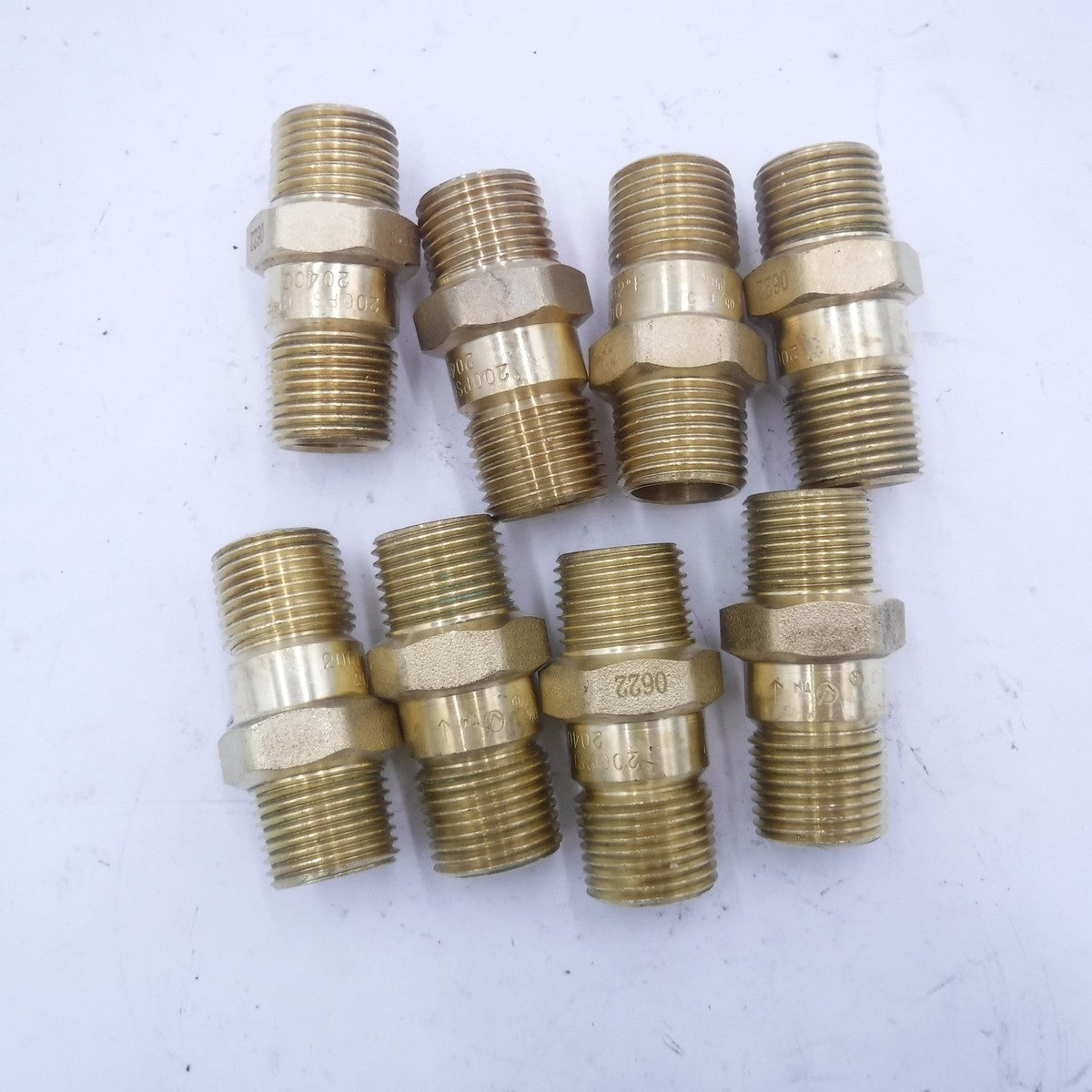 8 Pack 3/4" Male NPT In-Line Brass Check Valve 200 PSI 82°F 20400