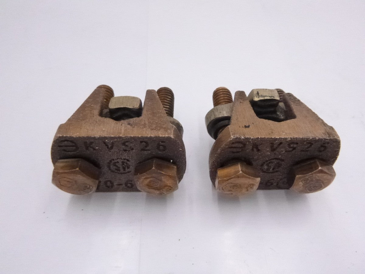 2 Pack Burndy KVS26 115115 Compact High Copper Alloy Connection