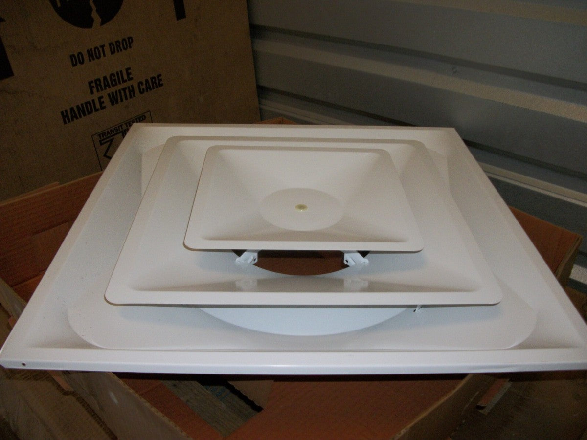 NEW Hart & Cooley 050506 Fixed Pattern Two Cone T-Bar Diffusers 24 X 24