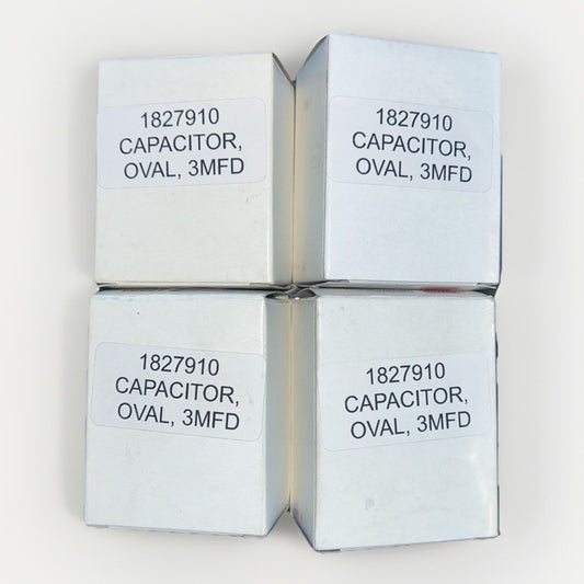 *QTY 4* Mars/Dayton 12903 Oval Motor Run Capacitors 3 MFD 370 VAC. NEW IN BOX!