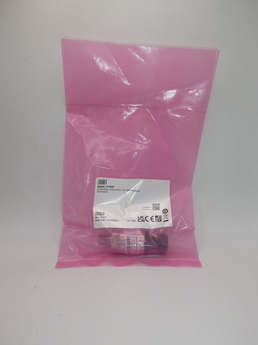 SSI P51-750-S-B-P-4.5OV-000-000 SENSOR 750PSI 1/8-27NPT .5-4.5V