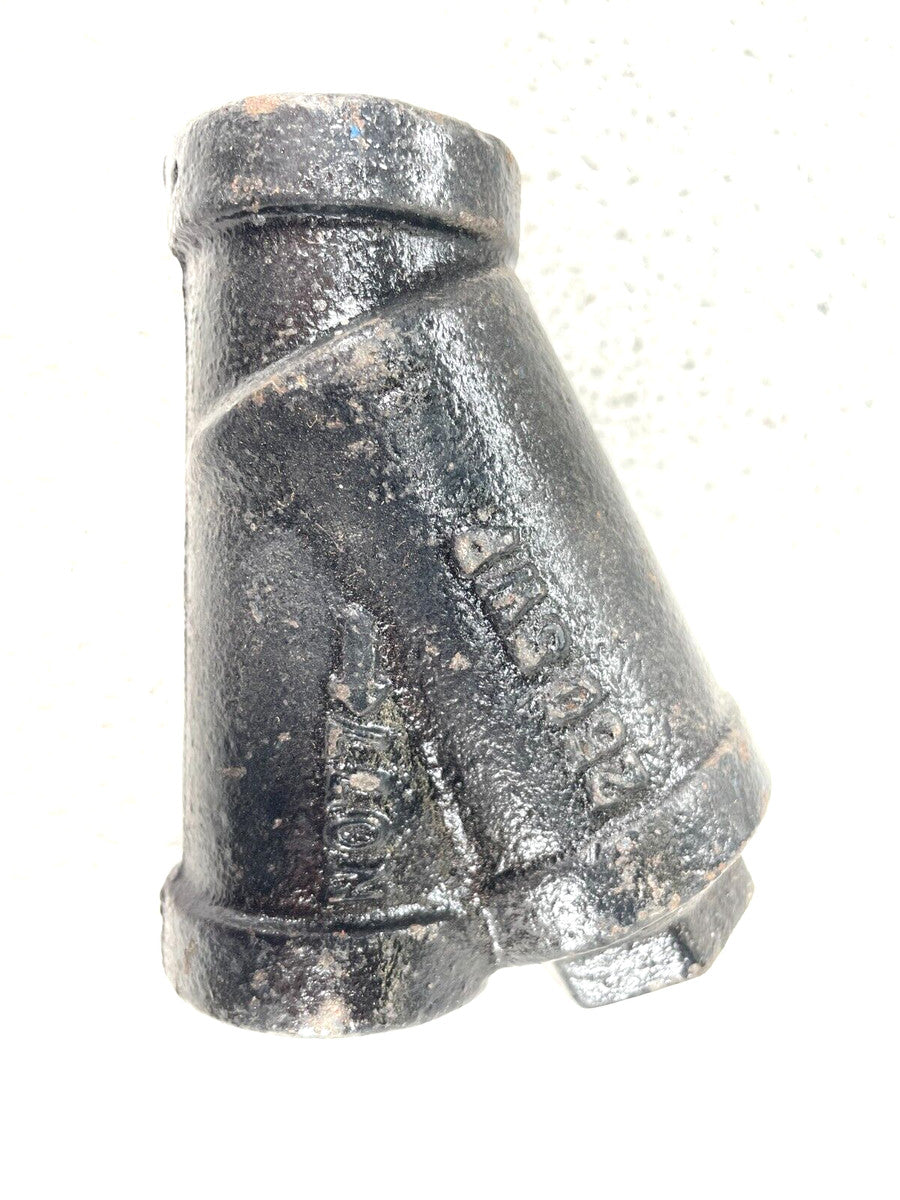 WATTS Style 77 Cast Iron Y-Strainer 1/2" NPT 250-SWP 400-WOG / 20-Mesh Screen