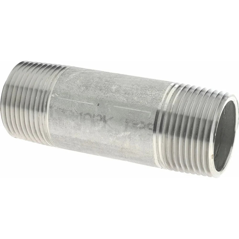 Pipe Nipple Thread End 316 Stainless Steel 3/4" x 6" Long Schedule 40 (Lot of 3)