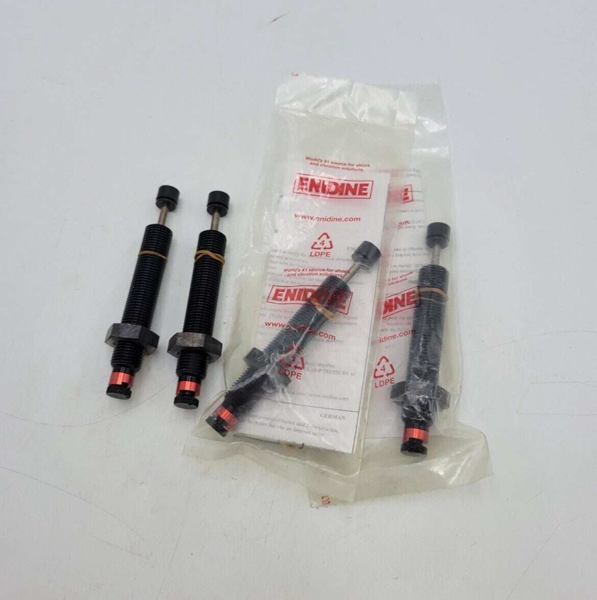 4Pc Enidine NB24056 Shock Absorber Adjustable 9/16-18" Thread X 0.50mm Stroke