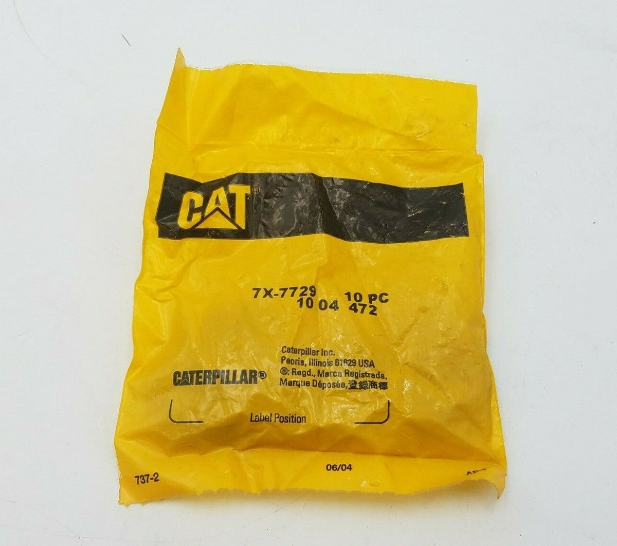 10 PC Caterpillar CAT 7X7729 Flat Washer Heavy Duty Equipment Replacement Parts