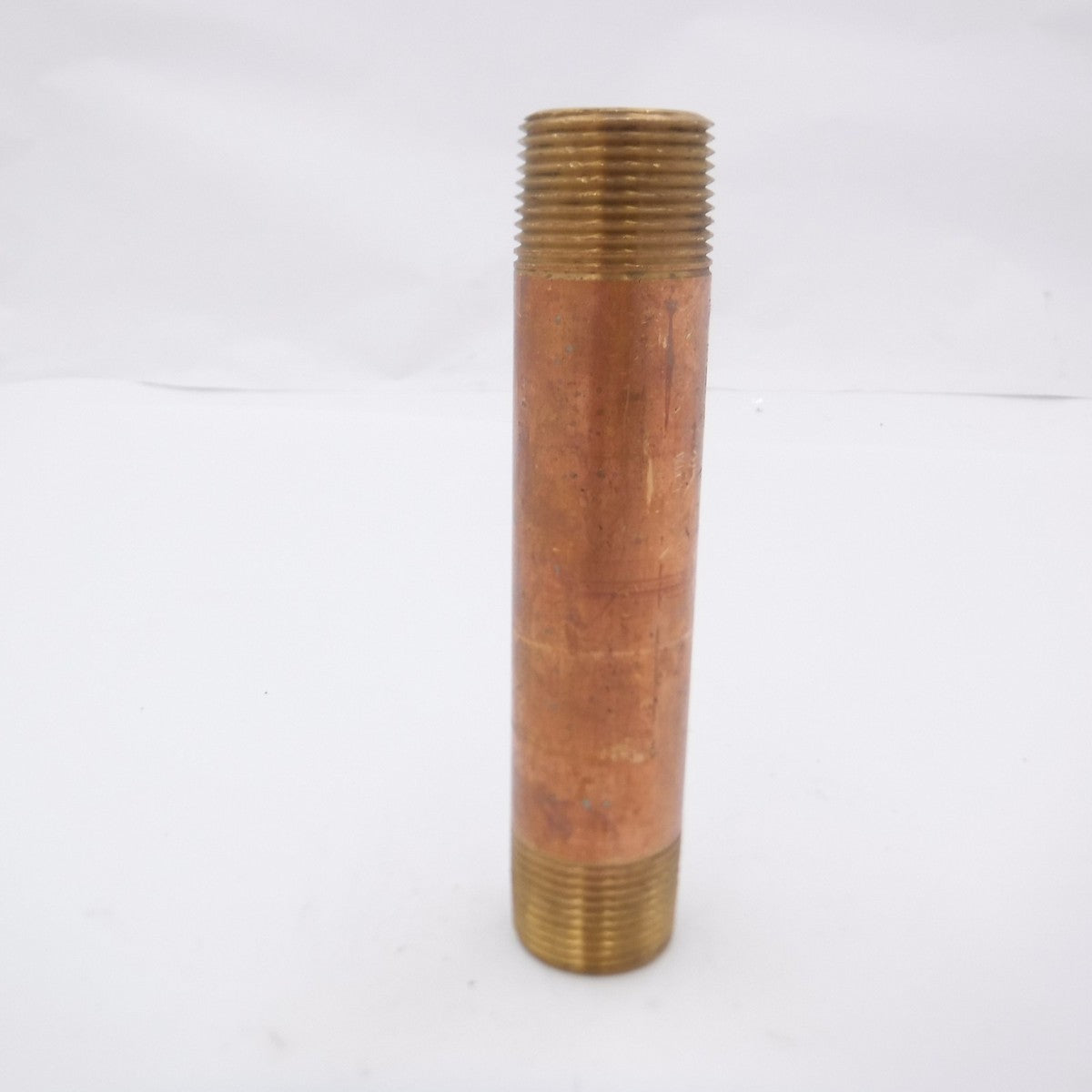 1" x 6" Male NPT Red Brass Nipple