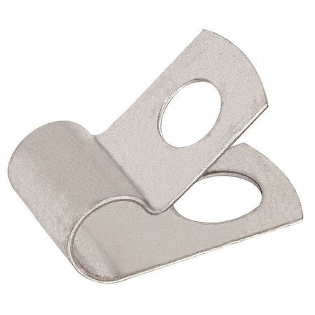 Zoro Select Co1209al Cable Clamp, Aluminum, 3/4 In Bundle Dia., Natural, 50 Pk