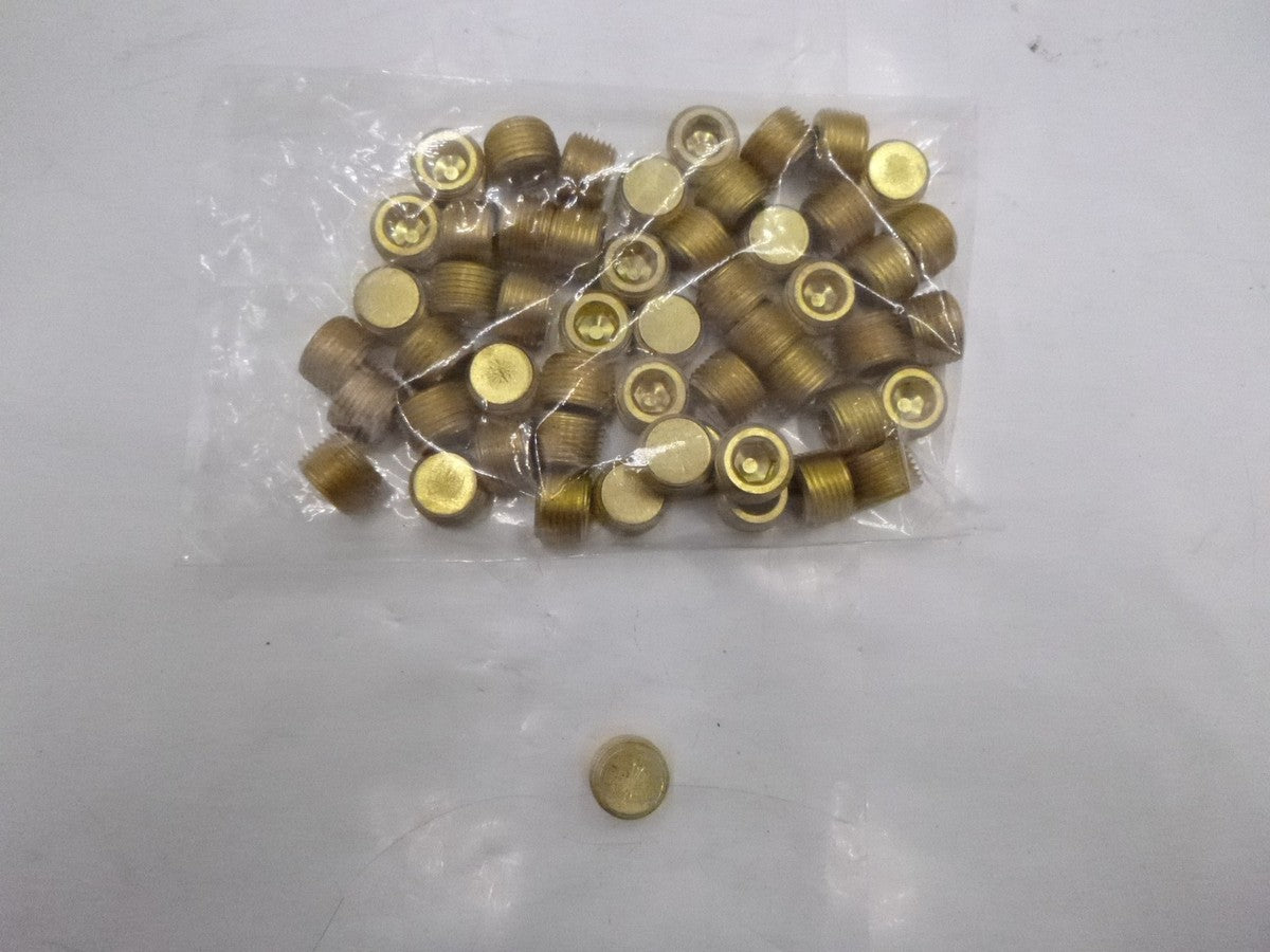 53 Pack 1/2" Brass Countersink Plug 1200PSI 28096 06115-08 1014472 106-0315 118D