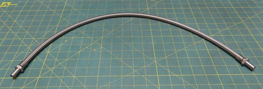 28" Weatherhead H24304 PTFE Hose Stainless Steel Braid w/ Male Compression End