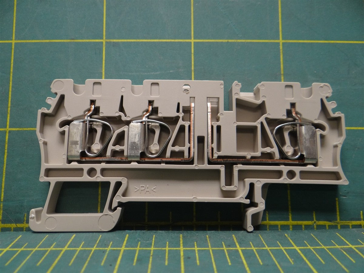 Weidmuller DIN Rail Test Disconnect Terminal Block ZTR 2.5/3AN 8731720000 Beige