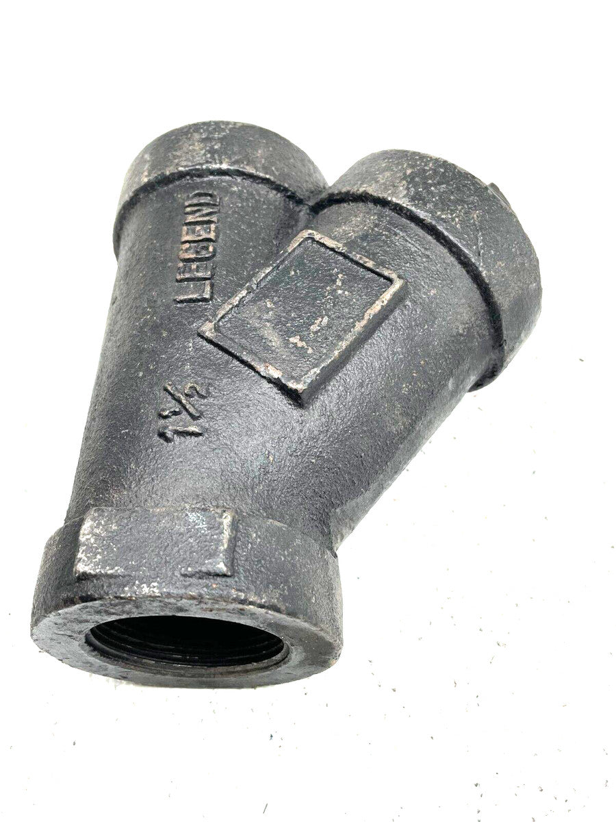LEGEND T-17 Y Strainer 1-1/2" NPT 250 Psi SWP / 1/16" Perf Screen / 3/4" Drain