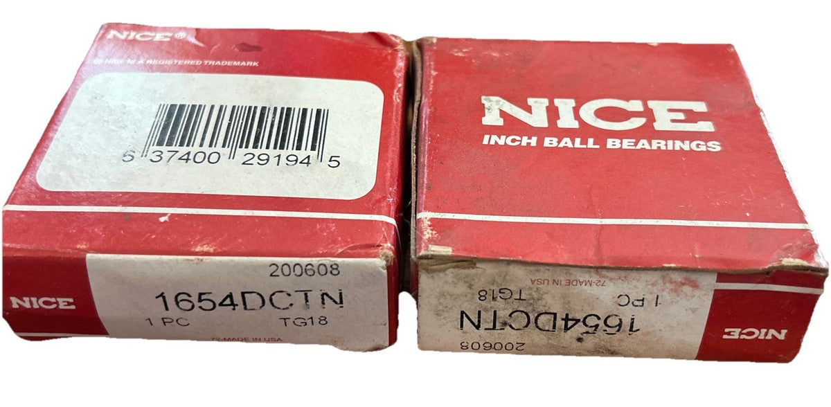 *QTY 2* Nice 1654DCTNTG18 1-1/4" X 2.5" X .625" Sealed Bearing. NEW IN BOX!  Q8
