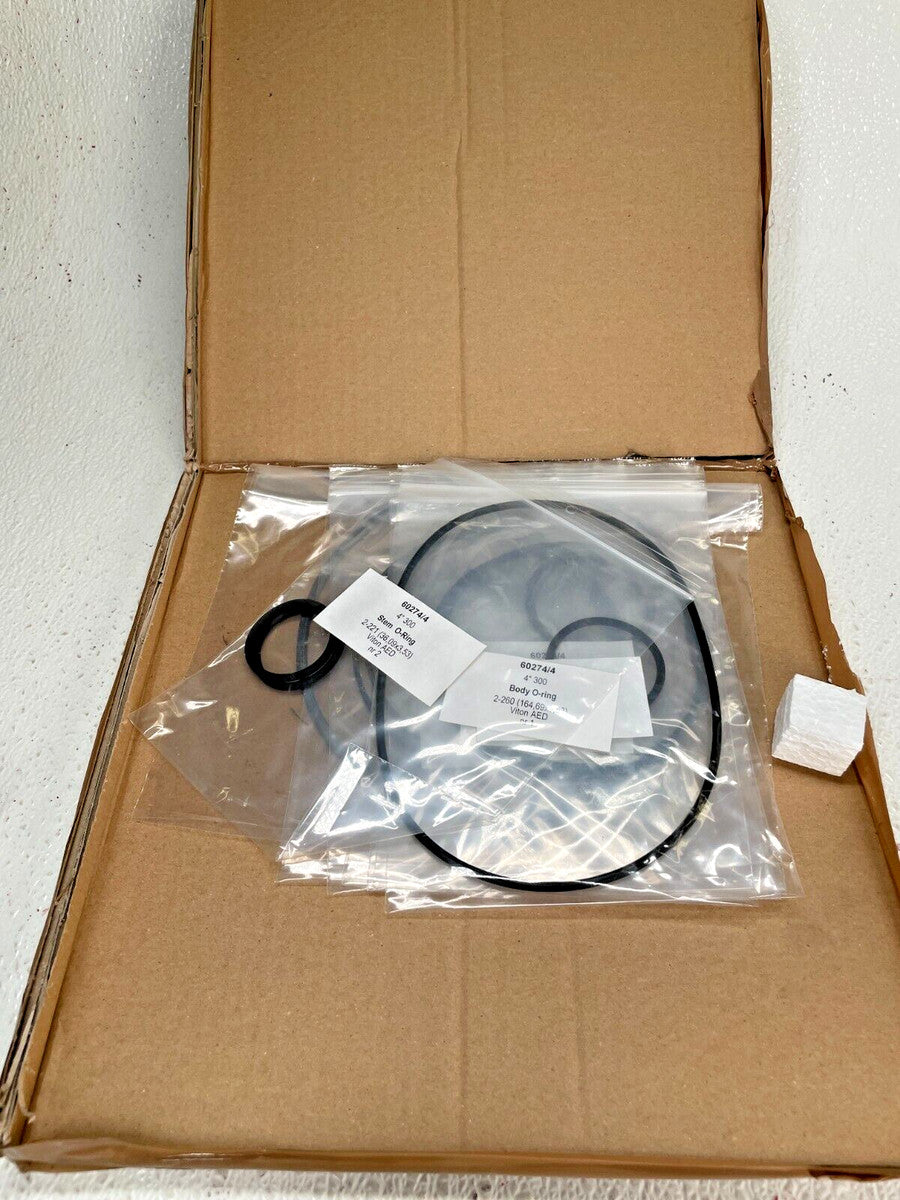 VELAN 60274/4 Soft Parts Repair Kit for 4" 300 Model K1 Trunnion Ball Valve.