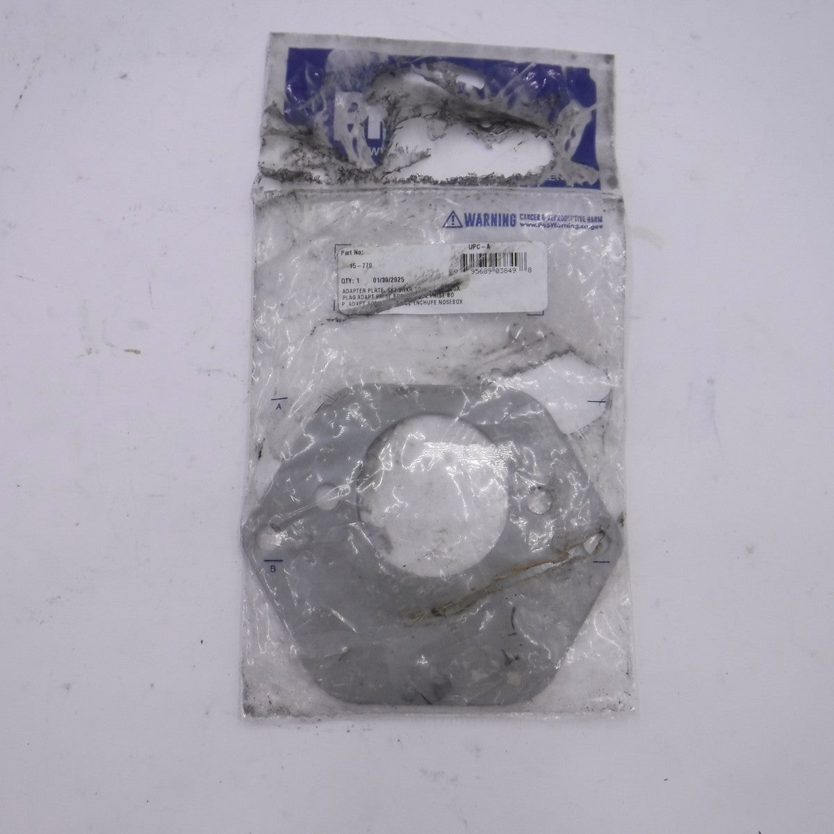 Phillips Powder Coated Plate Nose Box Adapter Socketplate 10GA Steel 15-770
