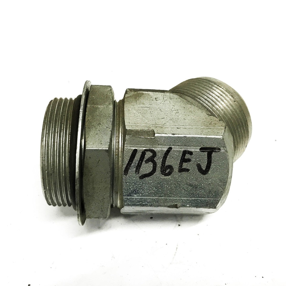 Boss 1-1/2 inch NPT Male x 1-1/2 inch Barb Iron Hose Fitting [Lot of 2] NOS