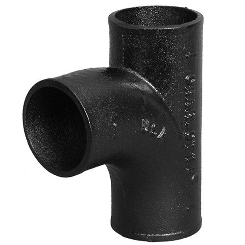 Matco 2" x 1-1/2" No-Hub Sanitary Tee Cast Iron Fitting (Like NH-28)
