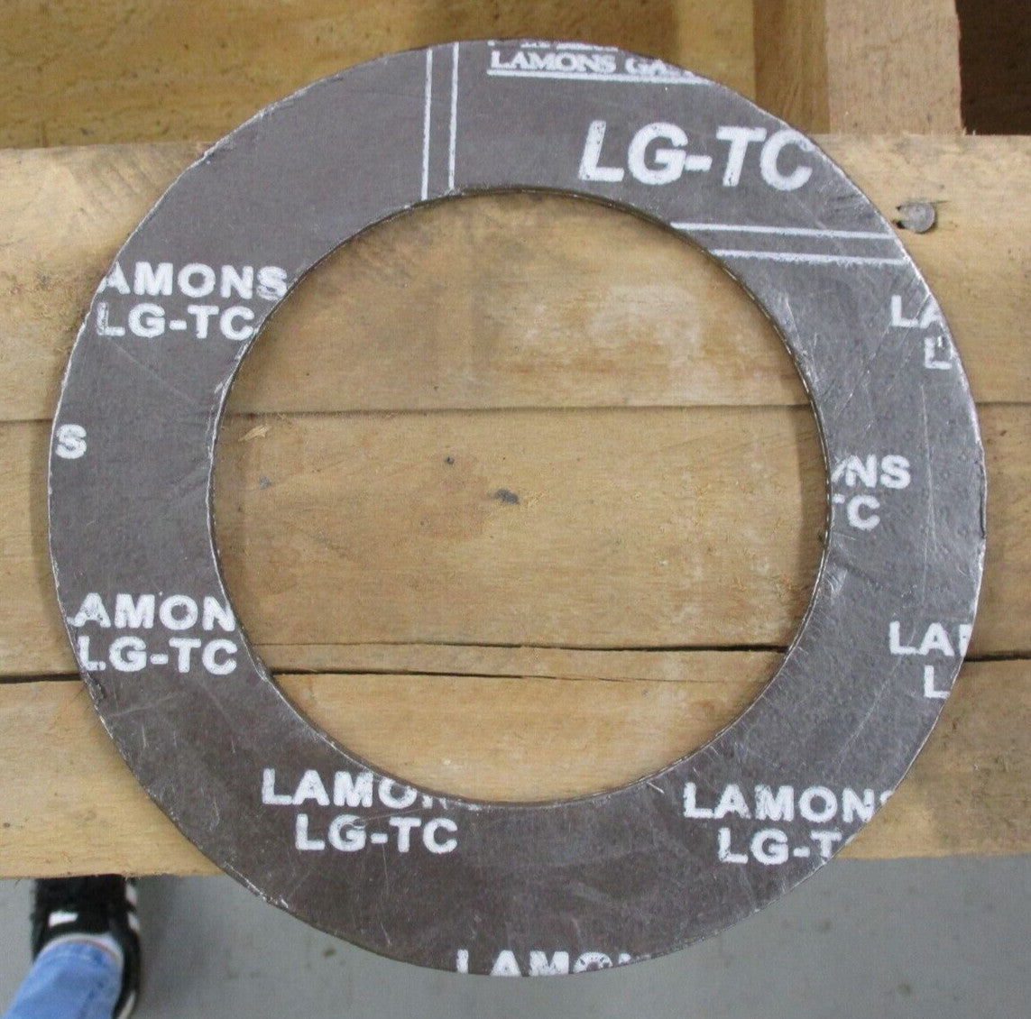 (6) LAMONS LG-TC 4" Class 150 Flexible Graphite Ring Gasket 1/8" Thick