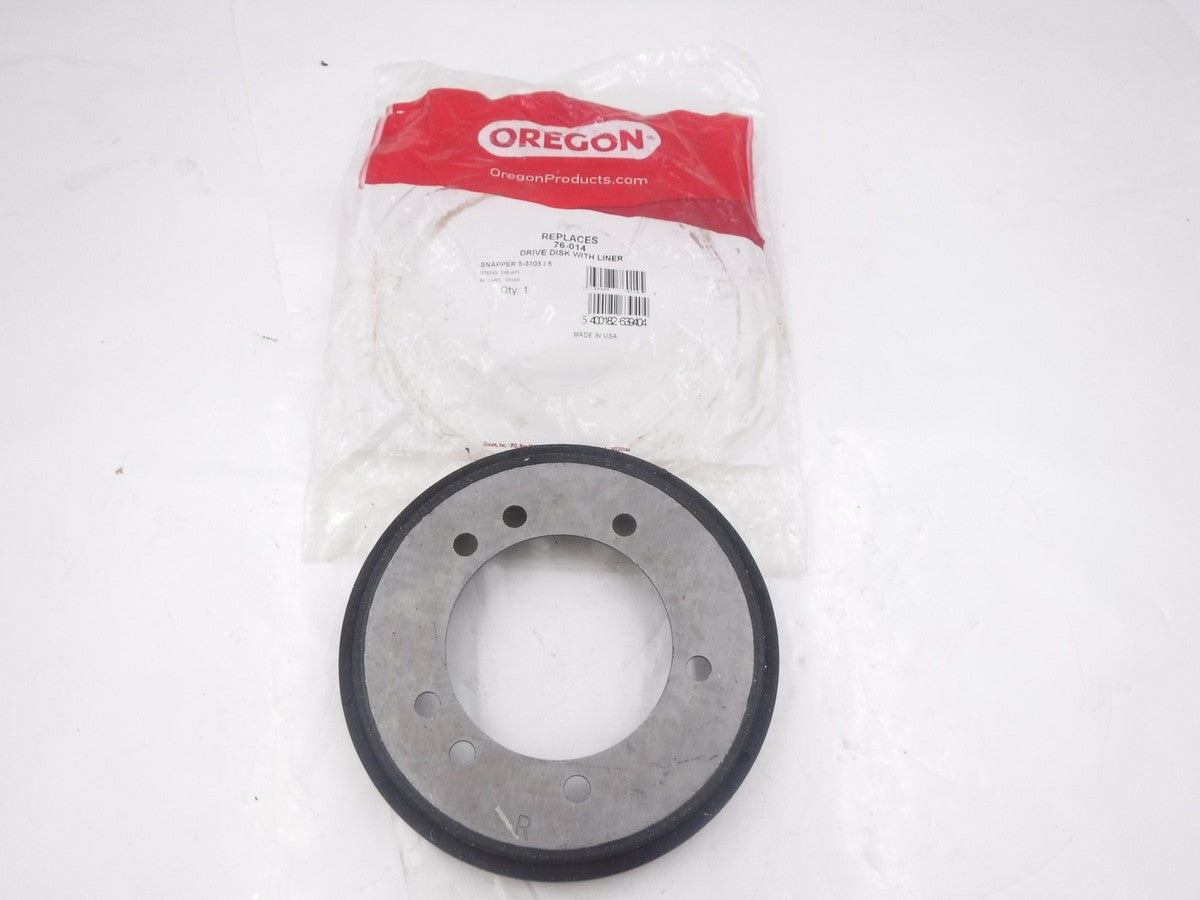 Genuine OEM Oregon Drive Disc W/ Liner 76-014 To Fit Snapper Mowers