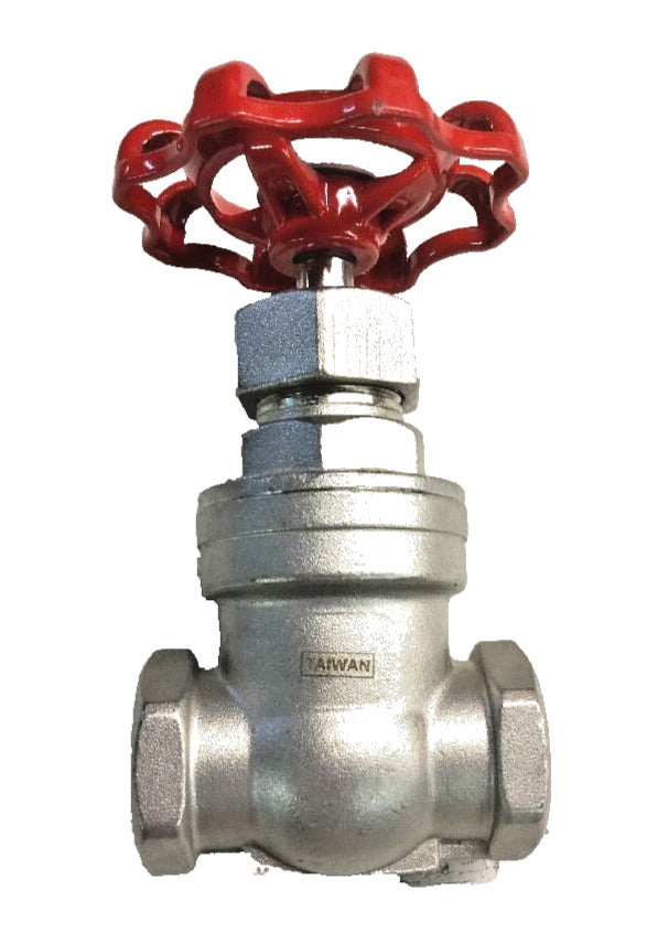 Stainless Steel Gate Valve 1/2" NPT 200 psi WOG, Manual Operated