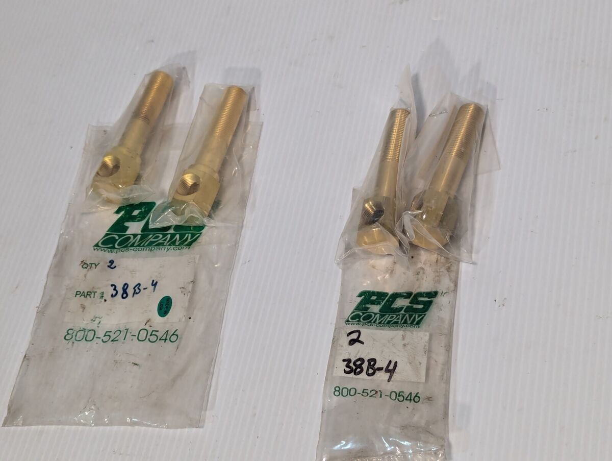 Lot of 4 PCS Company 38B-4 Brass Extension Elbows