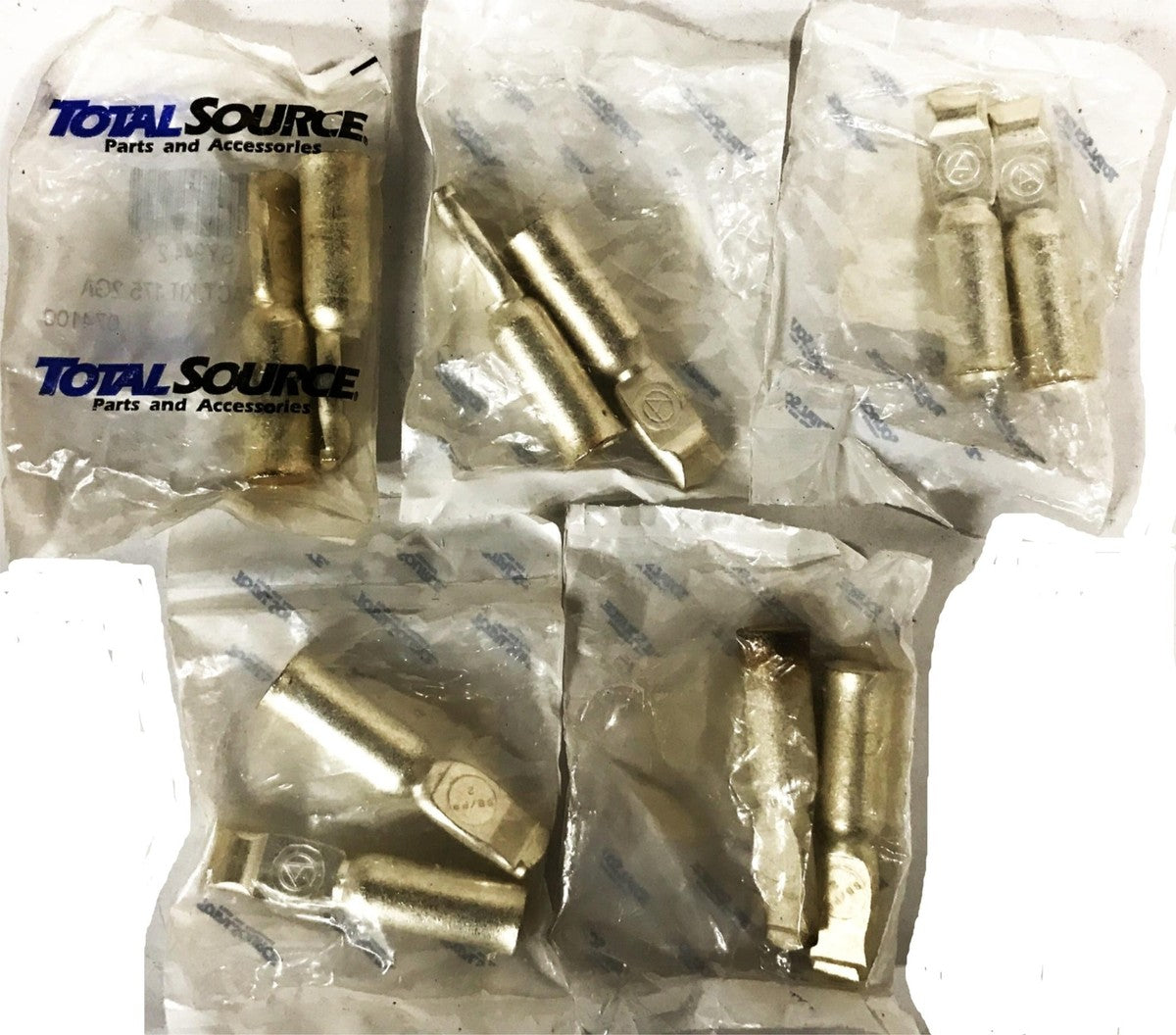 Total Source 2-3/8 inch Forklift Battery Connector SY944 [Lot of 10] NOS