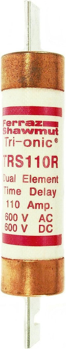 Ferraz Shamwut/Mersen TRS-110R, 110 Amp (110A) 600V Fusetron Dual Element Time-D