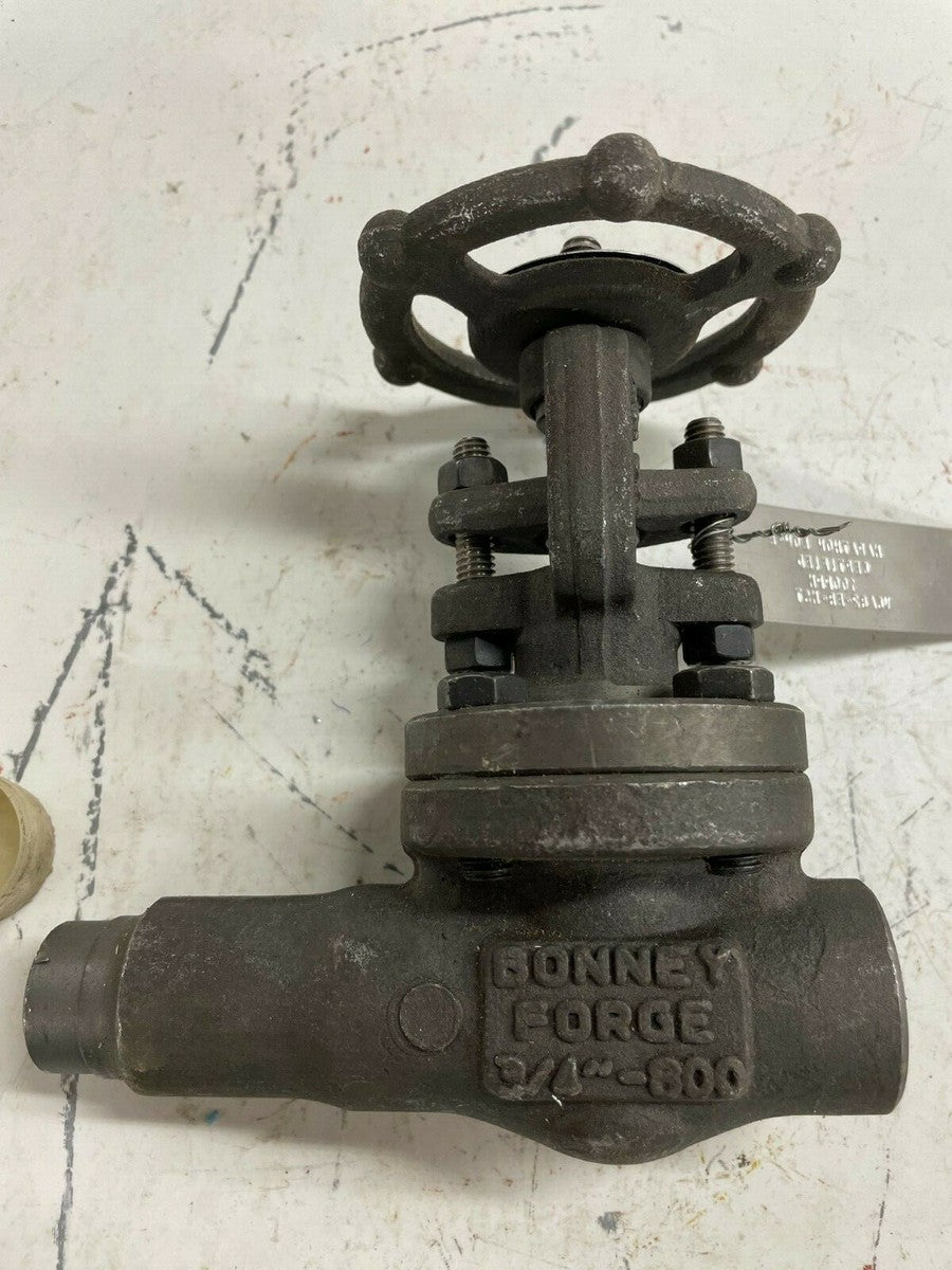 BONNEY FORGE ML11-LE Gate Valve 3/4" 800 THD x MSW A105N Forged Steel Trim #8
