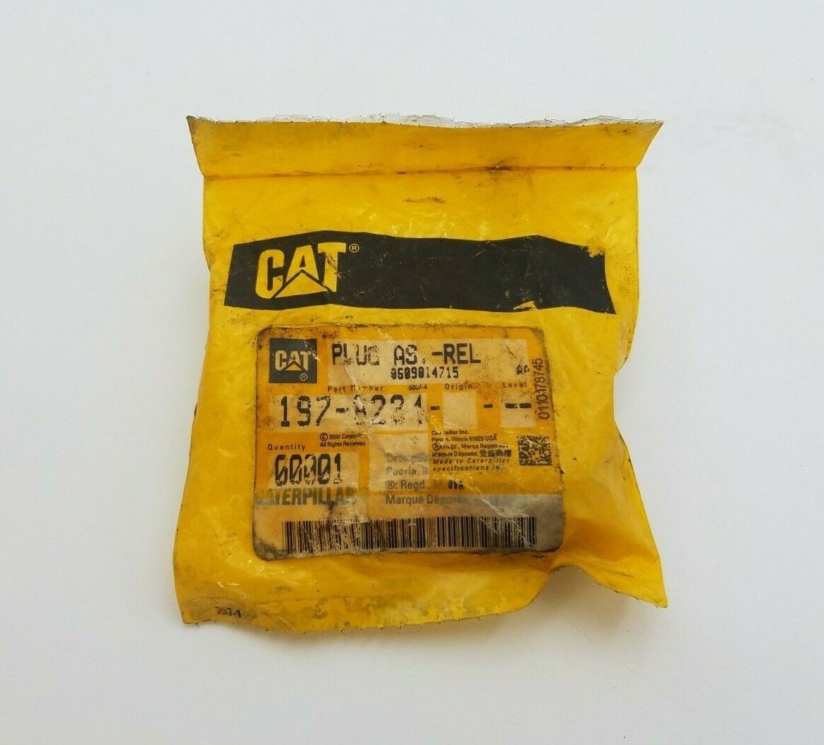 Caterpillar CAT 1978234 Plug As-Rel Heavy Duty Equipment Replacement Parts OEM