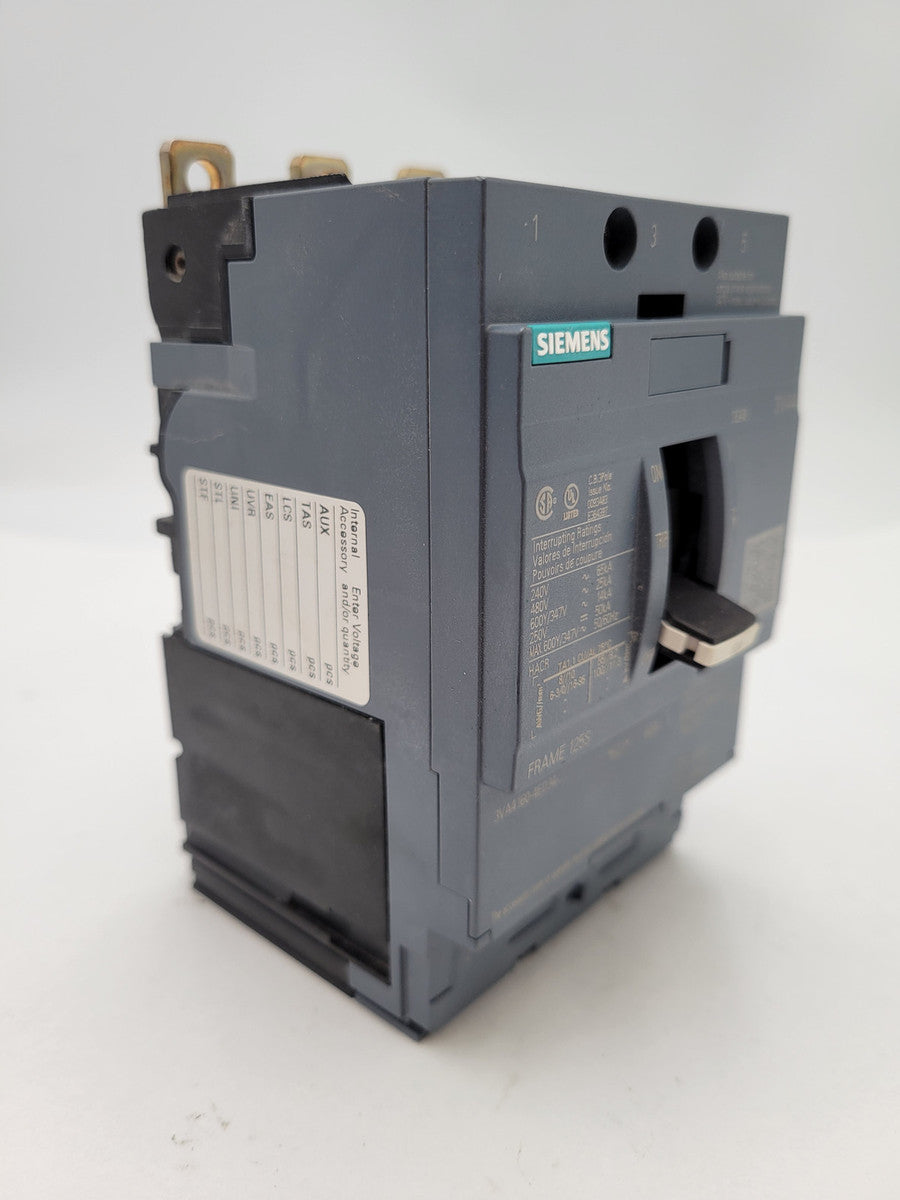 Siemens 3VA4160-4ED34-0AA0 Circuit Breaker 60A 3P 240/480V 3VA4