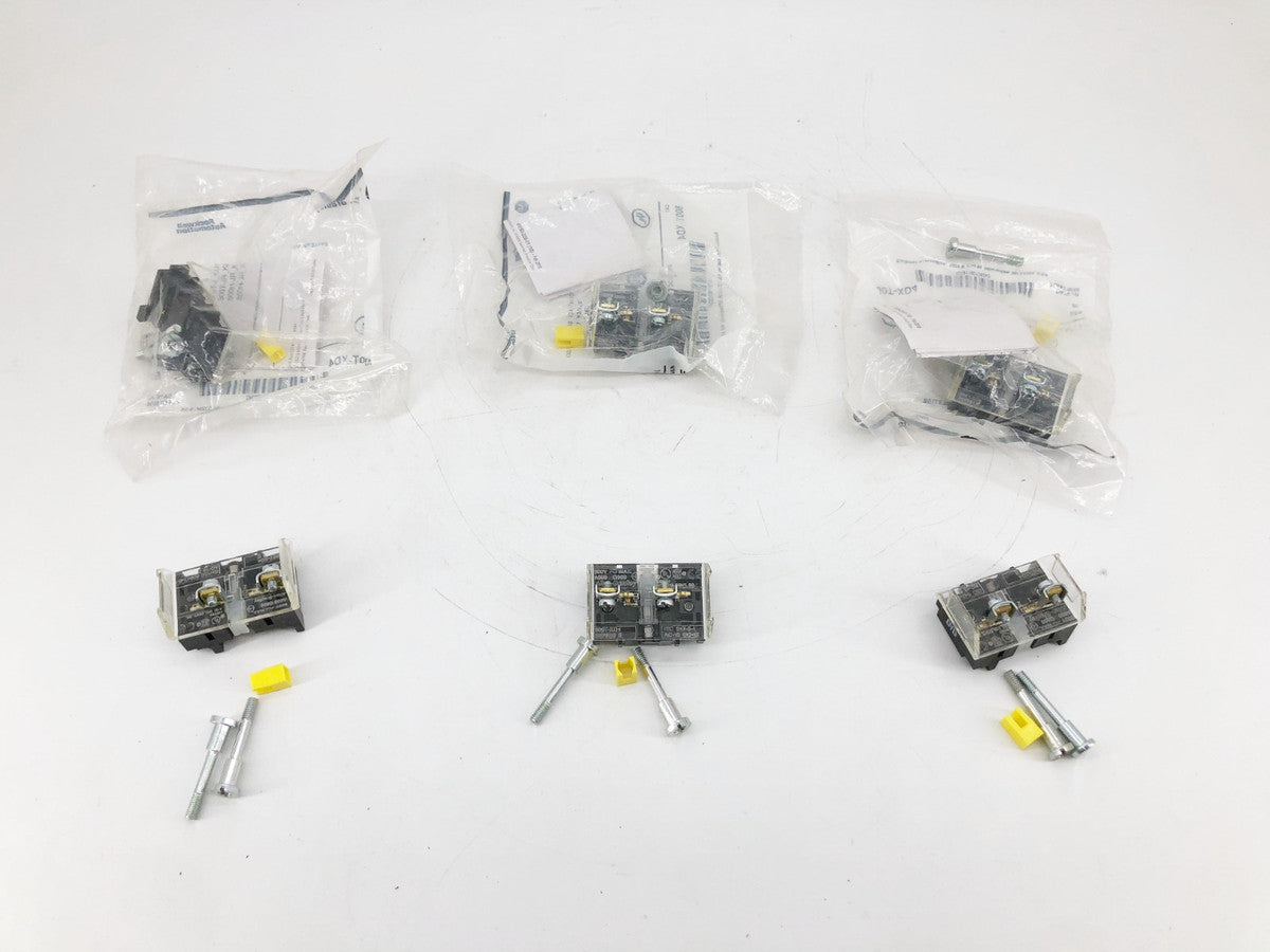 Lot of 6 New Allen Bradley 800T-XD4 Ser. E Contact Blocks 1NCLB - No Box