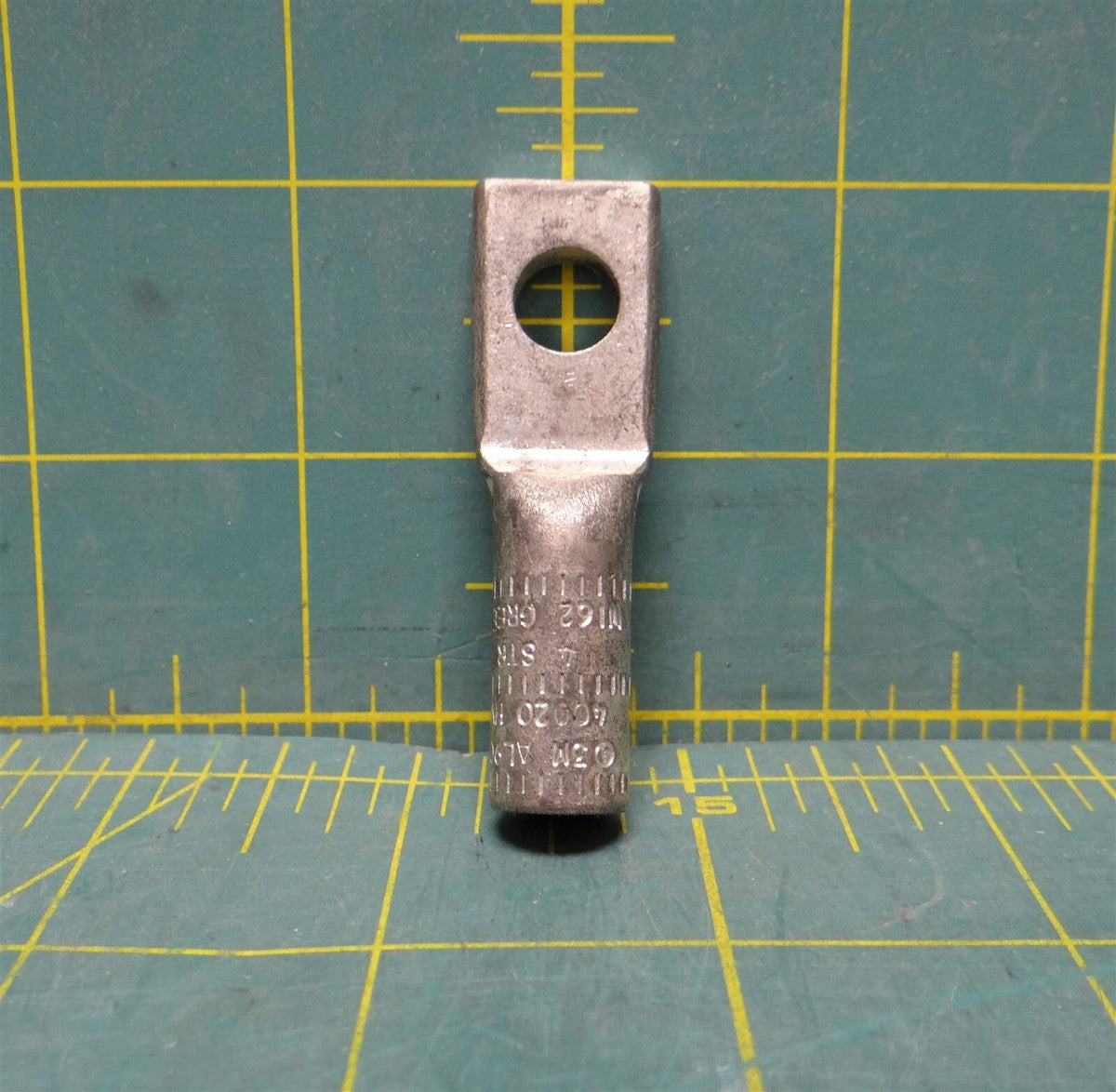 3M 40020 HV Long Barrel 1-Hole Compression Lug 1/2" 4 STR W162 Green Die AL9CU
