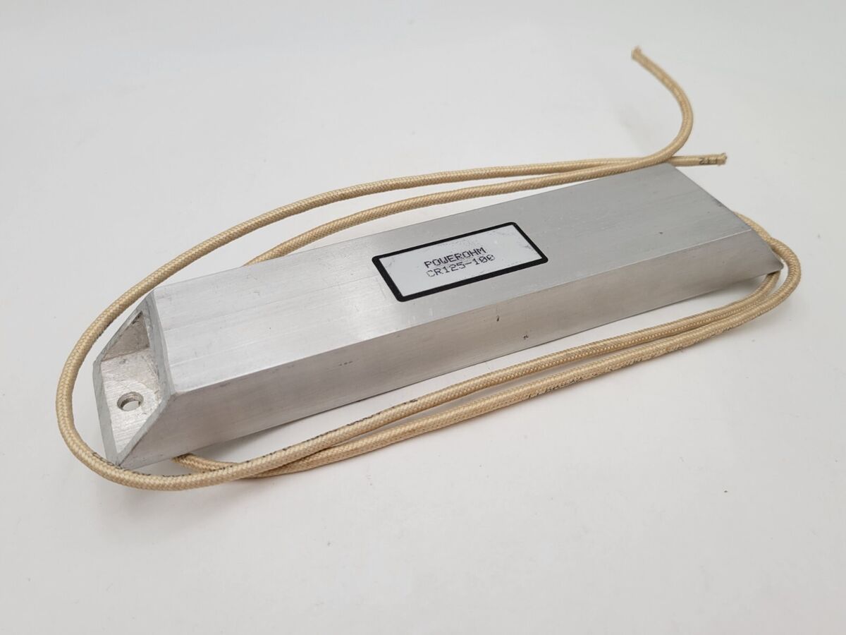 Powerohm CR125-100 Braking Regenerative Case Resistor 125 Ohms 100 Watts Type CR