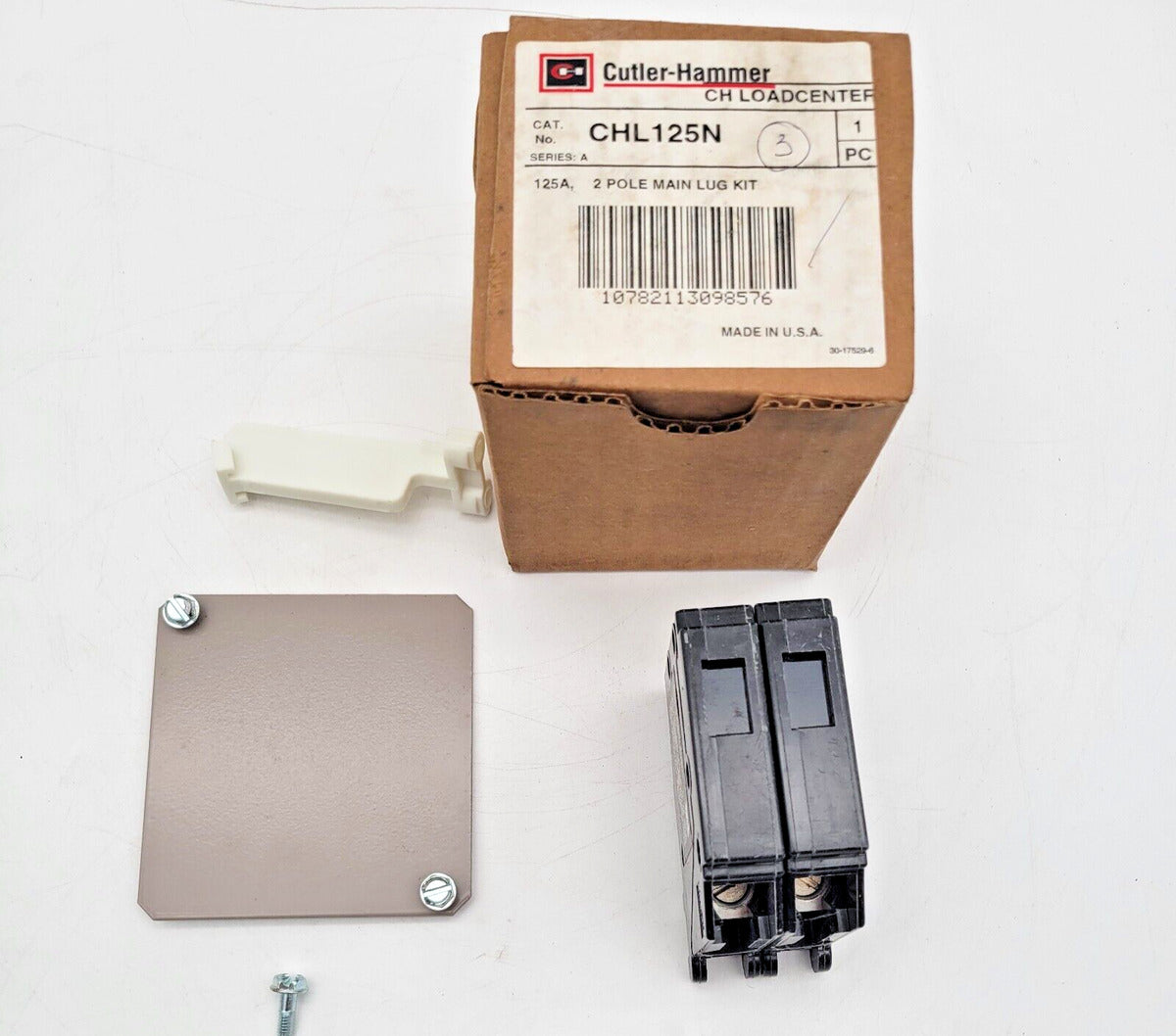 Cutler Hammer  CHL125N CH Load Center Main Subfeed Lug Kit  125 Amp 2 Pole Plug