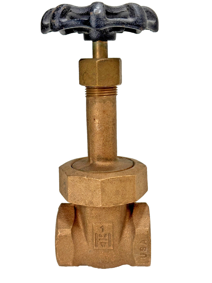 HAMMOND IB629 Bronze Gate Valve 1" NPT Thread Ends 150-SWP / 300-WOG *USA*
