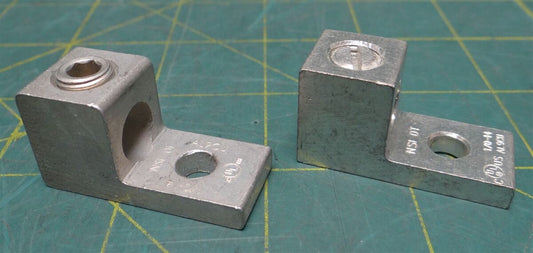 (Pack of 2) NSI 0T Single Lug 1/0-14 AWG Aluminum/Copper 1 Hex Head 1 Slotted