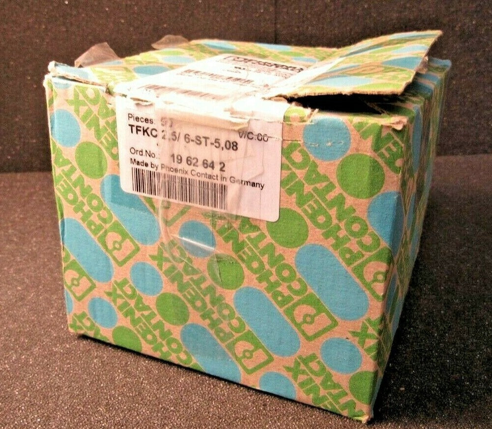 Phoenix contact 1962642  PCB plug - TFKC 2,5/ 6-ST-5,08  Lot of 38