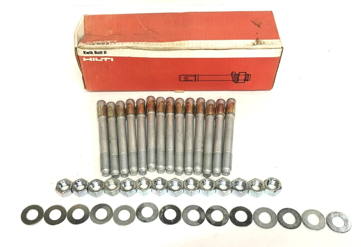 Hilti 5/8x6 Inch KB11 Anchor 00045372 [Lot of 14] NOS