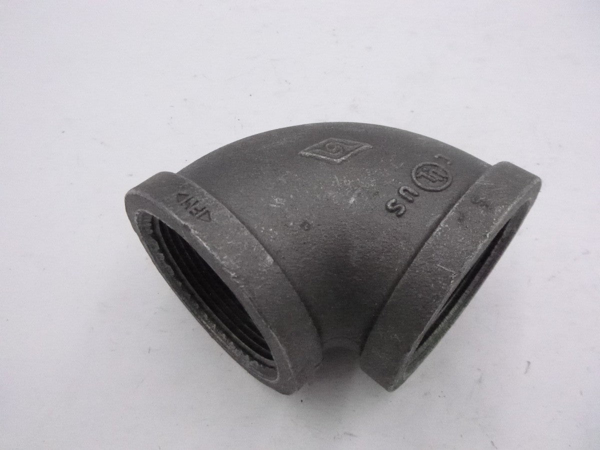 Everflow 2-1/2" Black Elbow 90° Iron BMNL0212
