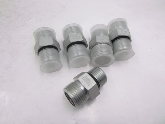 5 Pack Gates 8-10 F5OLO-S Seal-Lok O-Ring Face Seal Tube Fitting 7/8-14" x 1/2"