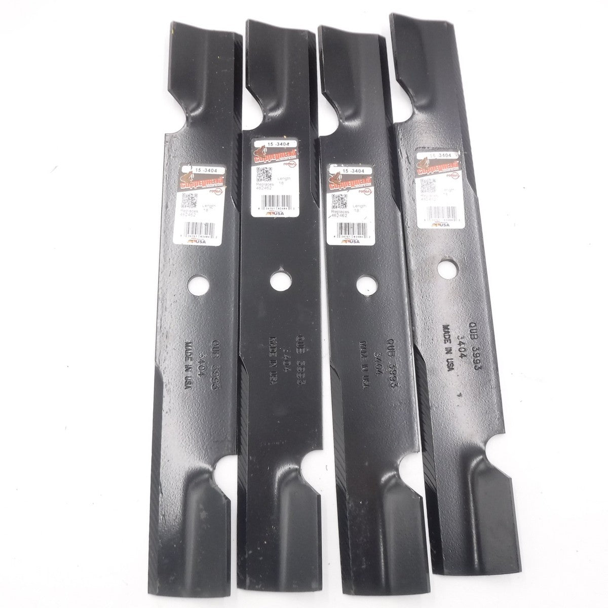 4 Pack Copperhead 15-3404 High Lift Mower Blade For 52" Scag Zero Turn Mowers