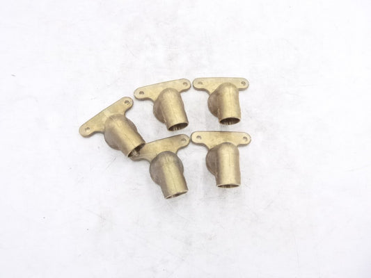 5 Pack Everbilt 1/2" Bronze 90° Cup x FIP High Set Drop Elbow Fitting