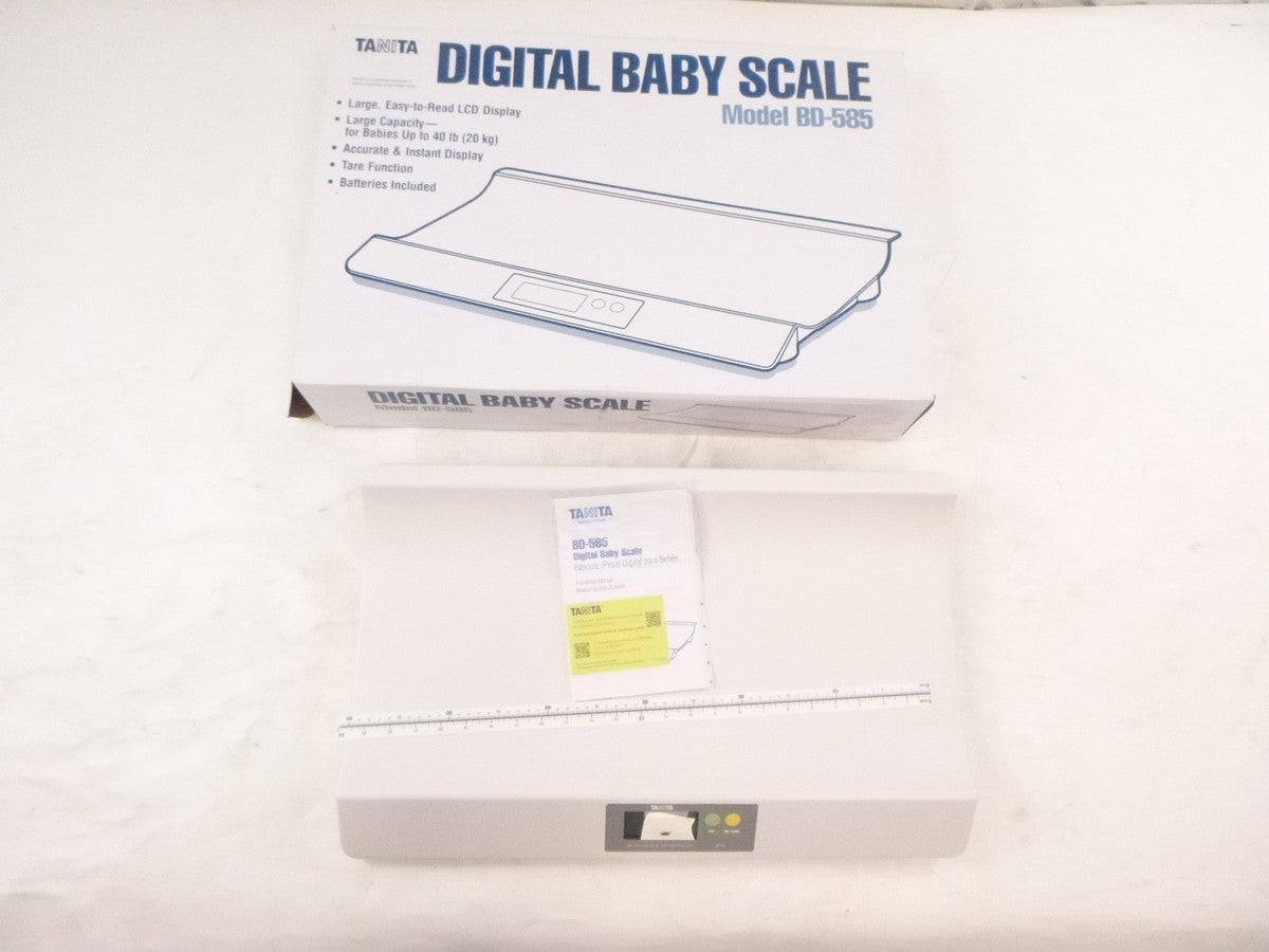 Tanita Digital Baby Scale Model BD-585 Up To 40 Pounds 4AA Batteries Included