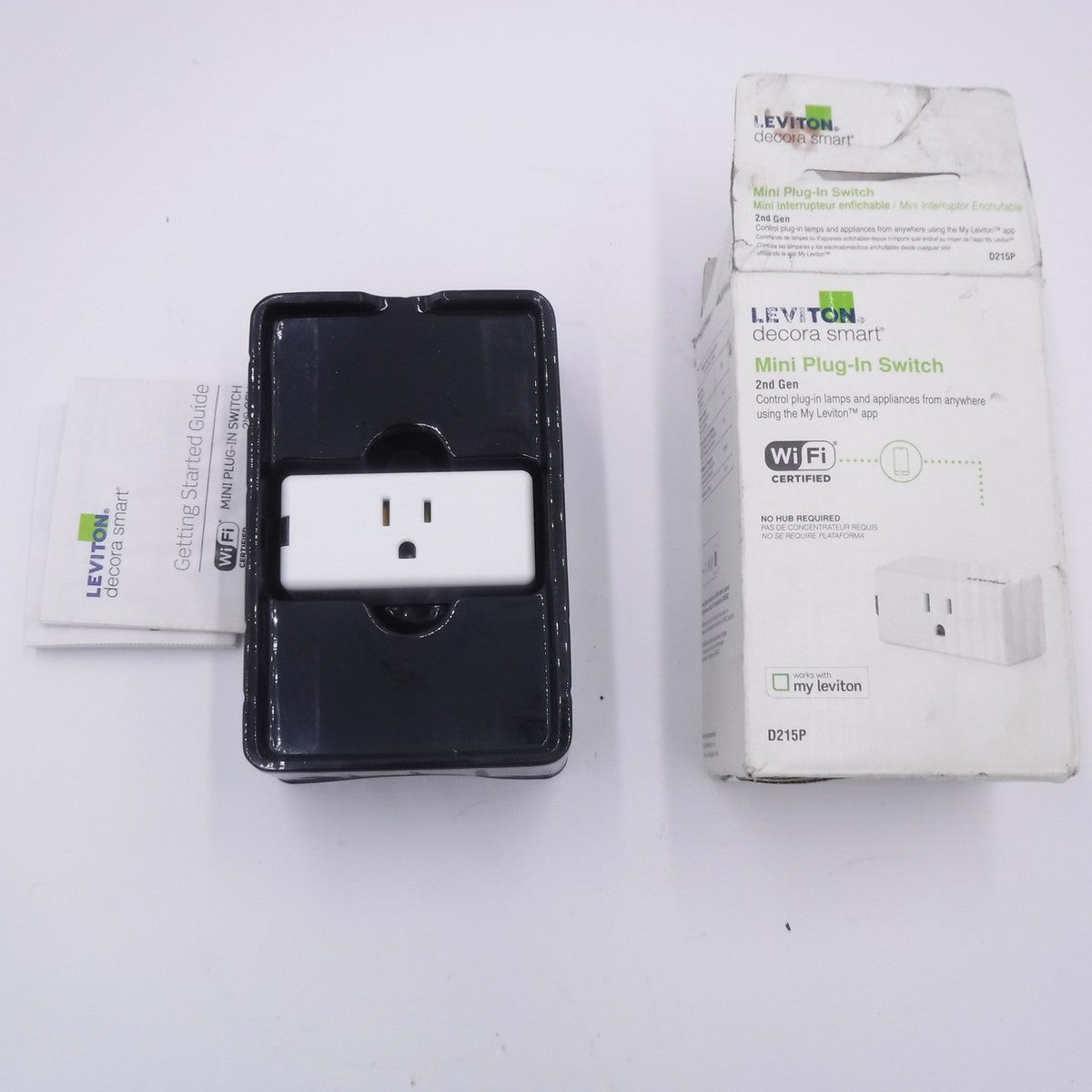 Leviton Decora Wifi Smart Plug 2nd Gen In White D215P