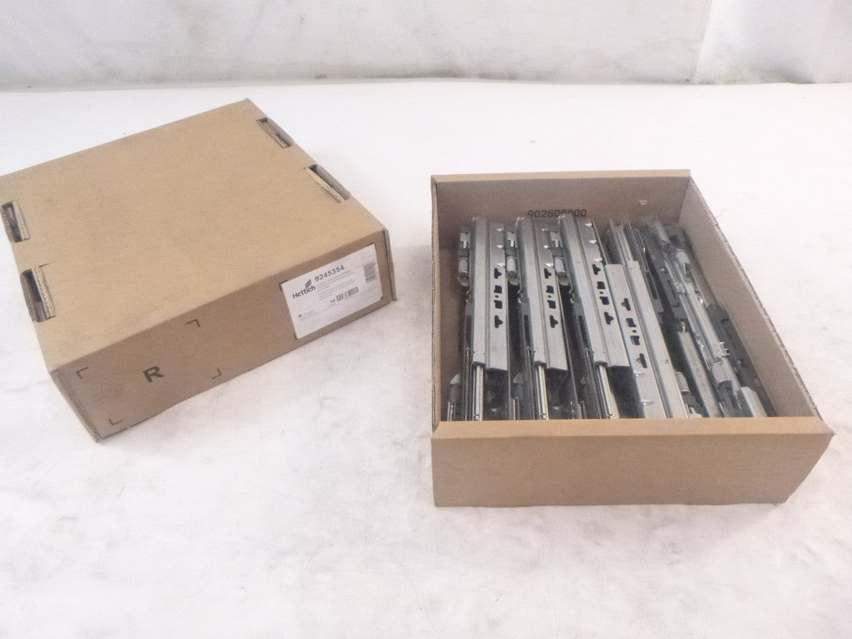 10 Pack Hettich 24" Quadro V6 SoftClose Drawer Slides 9245354 Full Extend Silent