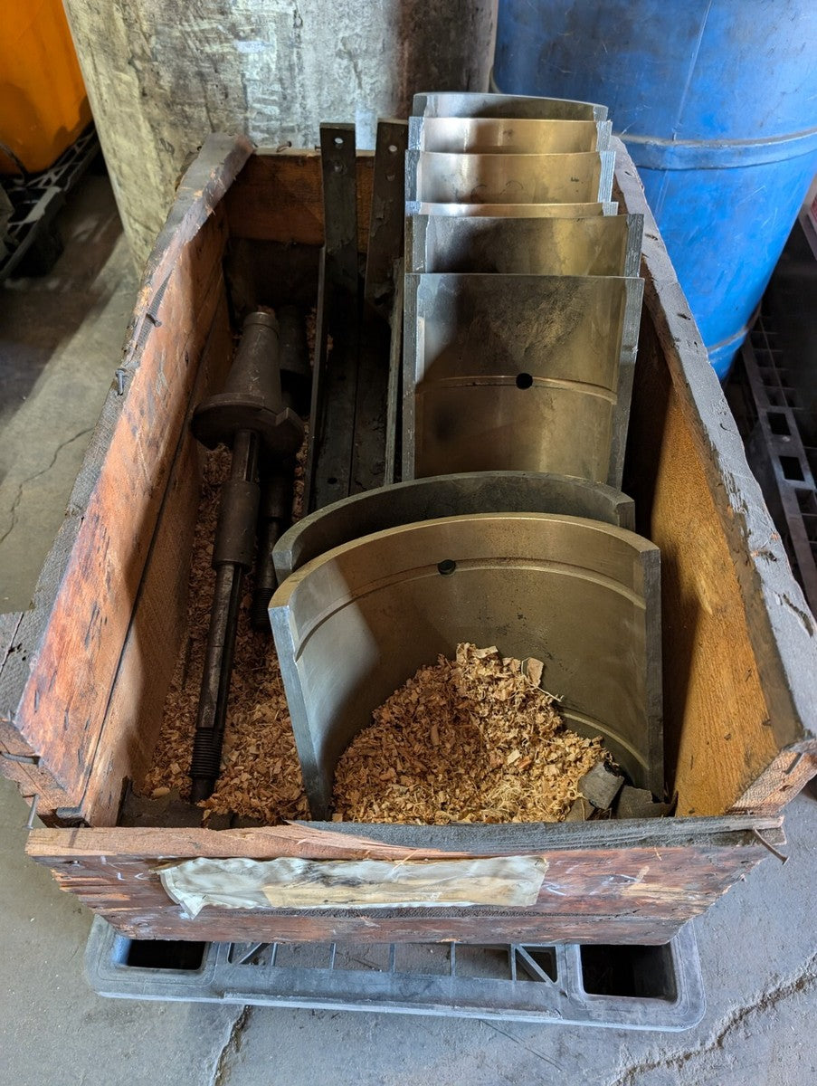 Minster 361 set of brass bushings for 160 ton press in original crate