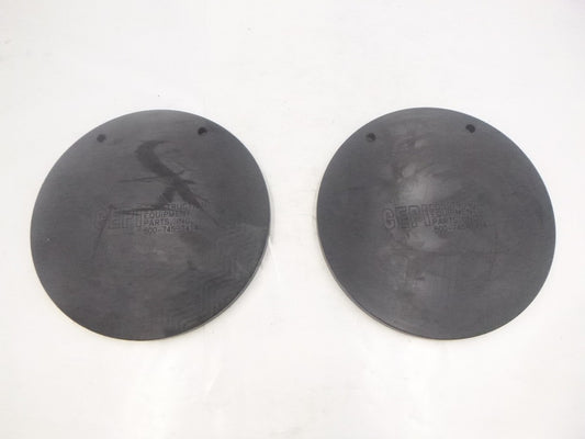 2 Pack CEPI Water Tank Rubber Flapper Black 6-3/4" Diameter